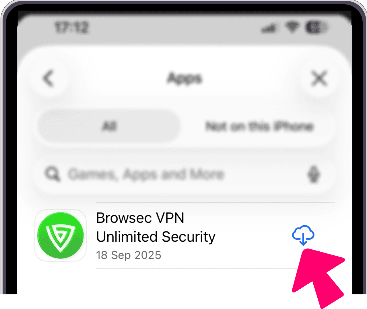 Browsec VPN in App Store